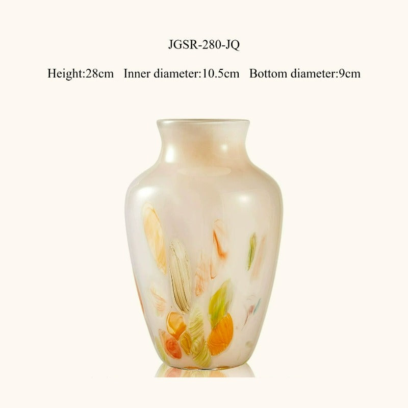 Art Glass Vase | Elegant Water‑holding Table Decor Vessel
