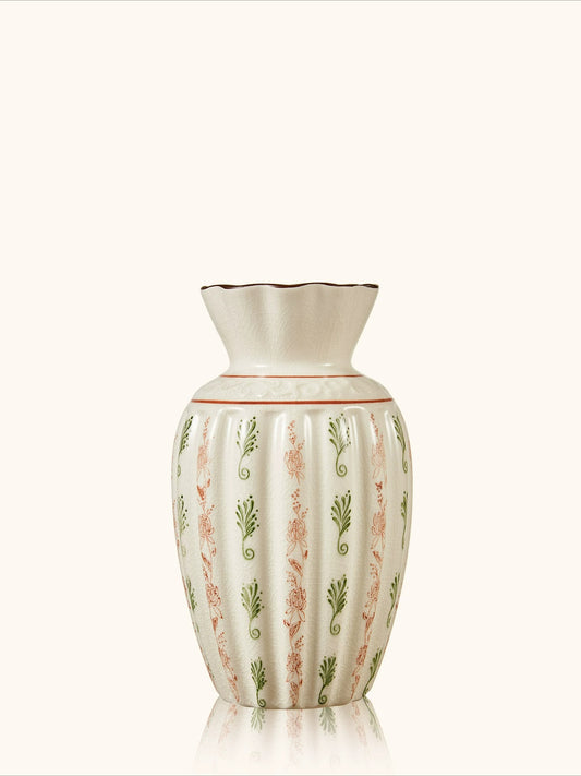 Neoclassical Retro Niche Ceramic Vase Water Planting Flower Vase Living Room Dining Table Aesthetic Decor