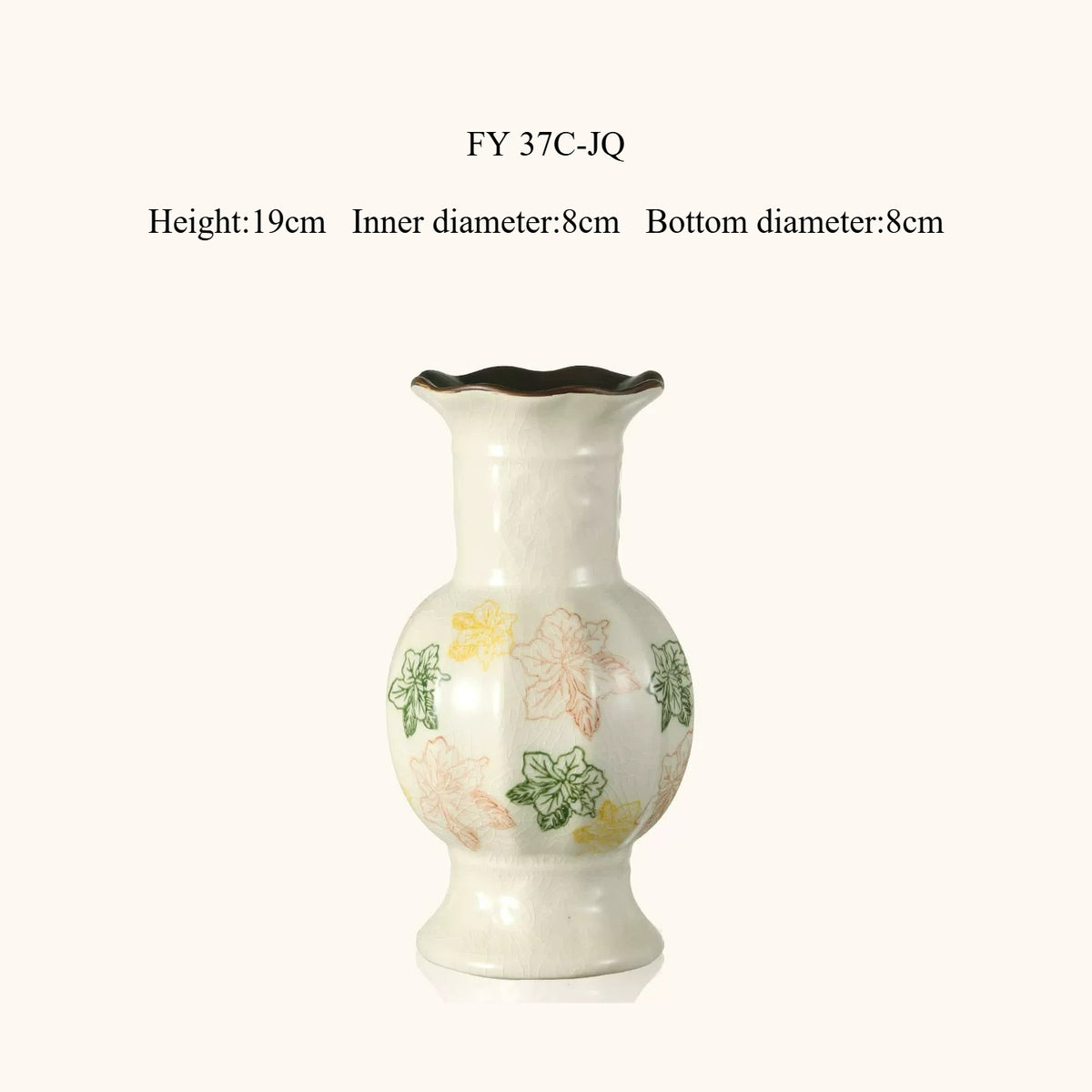 Original Design French Pastoral Retro Ceramic Vase Aesthetic Flower Arrangement Vase Living Room Dining Room Home Decor Ornament