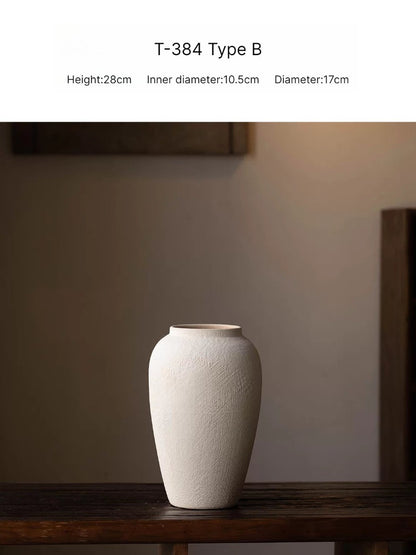 New Chinese Retro High End Aesthetic Flower Vase Artistic Floral Vessel Living Room Entryway Desktop Home Decor Ornament