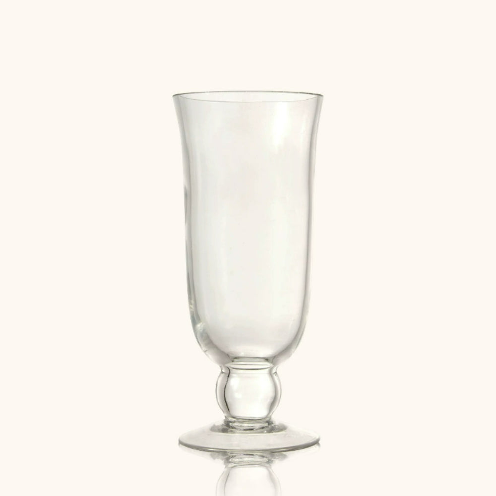 French Tall Clear Glass Vase Elegant Hydroponic Fresh Cut Flower Vase Modern Home Living Room Decor Ornament