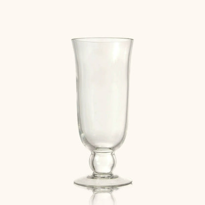 French Tall Clear Glass Vase Elegant Hydroponic Fresh Cut Flower Vase Modern Home Living Room Decor Ornament