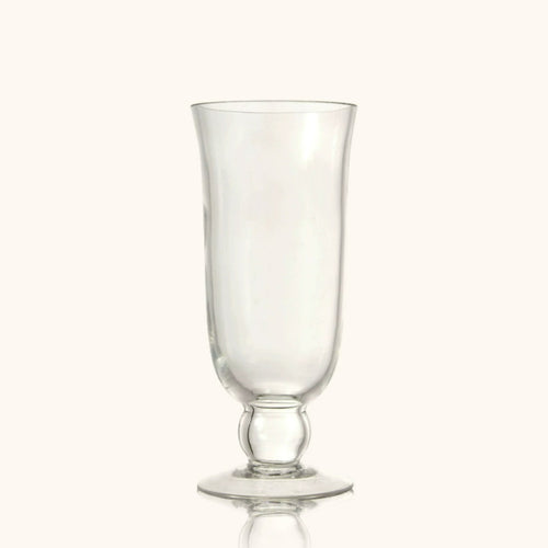 French Tall Clear Glass Vase Elegant Hydroponic Fresh Cut Flower Vase Modern Home Living Room Decor Ornament