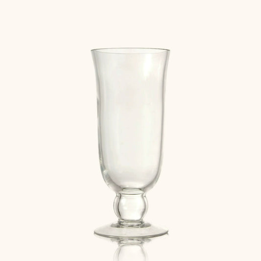 French Tall Clear Glass Vase Elegant Hydroponic Fresh Cut Flower Vase Modern Home Living Room Decor Ornament
