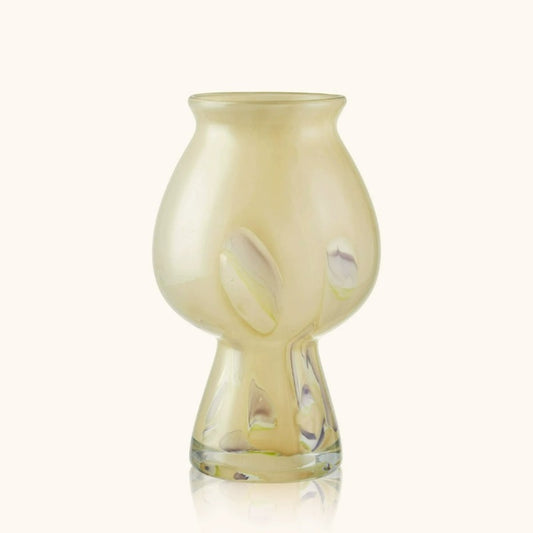 Mid Century Modern Glass Vase High End Aesthetic Hydroponic Fresh Flower Vase Living Room Home Decor Ornament