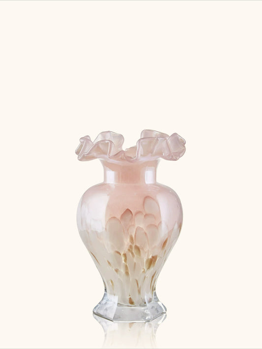 French Style Gold Foil Glass Vase High End Aesthetic Hydroponic Flower Vase Living Room Home Decor Ornament