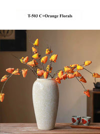 T-503 C+Orange Florals
