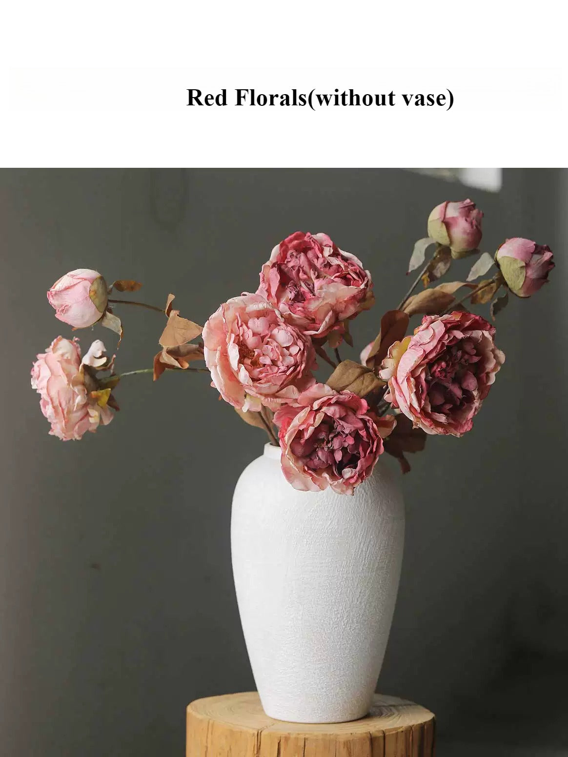 Crackle Glaze Vase, Chinese Retro Ceramic Vase for Table Decor