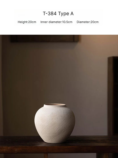 New Chinese Retro High End Aesthetic Flower Vase Artistic Floral Vessel Living Room Entryway Desktop Home Decor Ornament