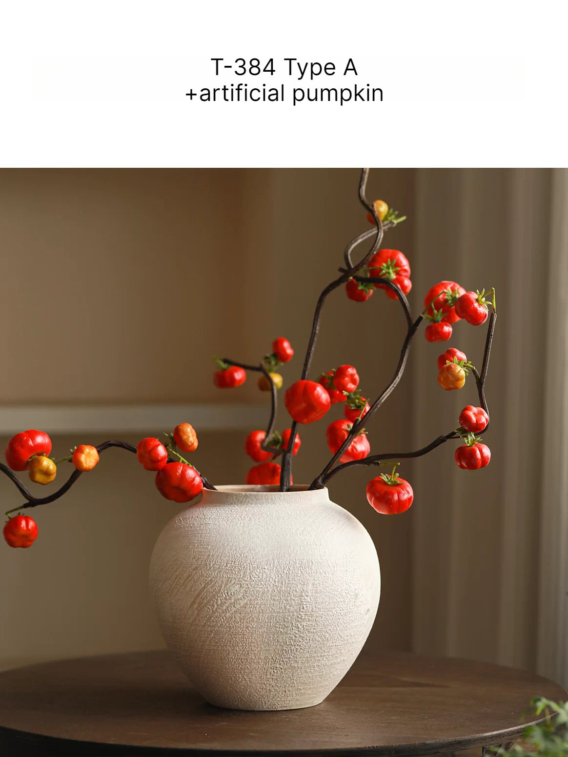 New Chinese Retro High End Aesthetic Flower Vase Artistic Floral Vessel Living Room Entryway Desktop Home Decor Ornament