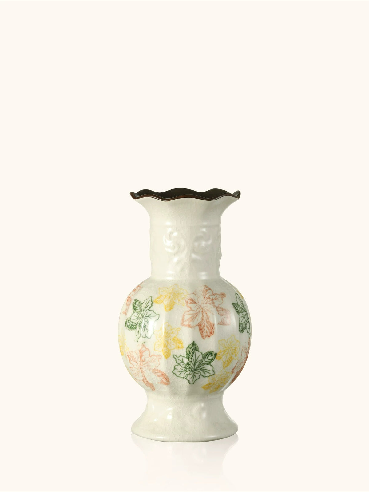 Original Design French Pastoral Retro Ceramic Vase Aesthetic Flower Arrangement Vase Living Room Dining Room Home Decor Ornament