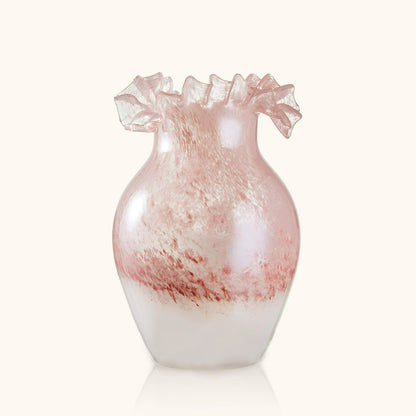 Nordic Gradient Wrinkle Glass Vase Modern High End Aesthetic Flower Vase Living Room Home Decor Ornament
