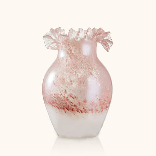 Nordic Gradient Wrinkle Glass Vase Modern High End Aesthetic Flower Vase Living Room Home Decor Ornament