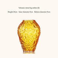 Volcanic stone big amber-JQ