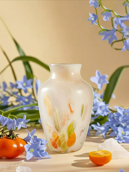 Art Glass Vase | Elegant Water‑holding Table Decor Vessel